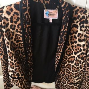 Juicy Couture Leopard Blazer